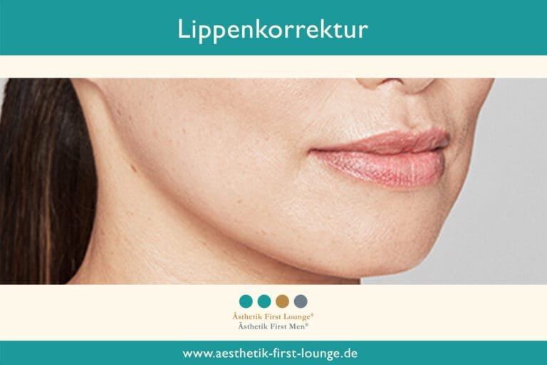 Lippenkorrektur Berlin mit Hyaluron - Ästhetik First Lounge